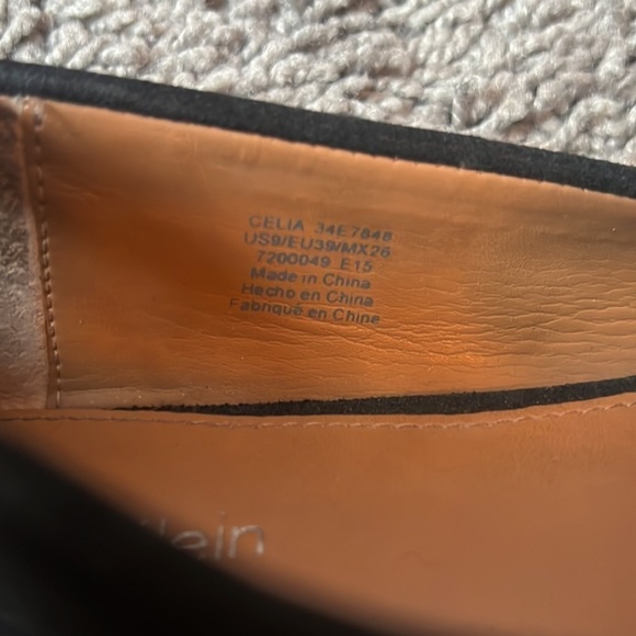 𝅺calvin Klein Black Celia Loafer - Picture 6 of 9